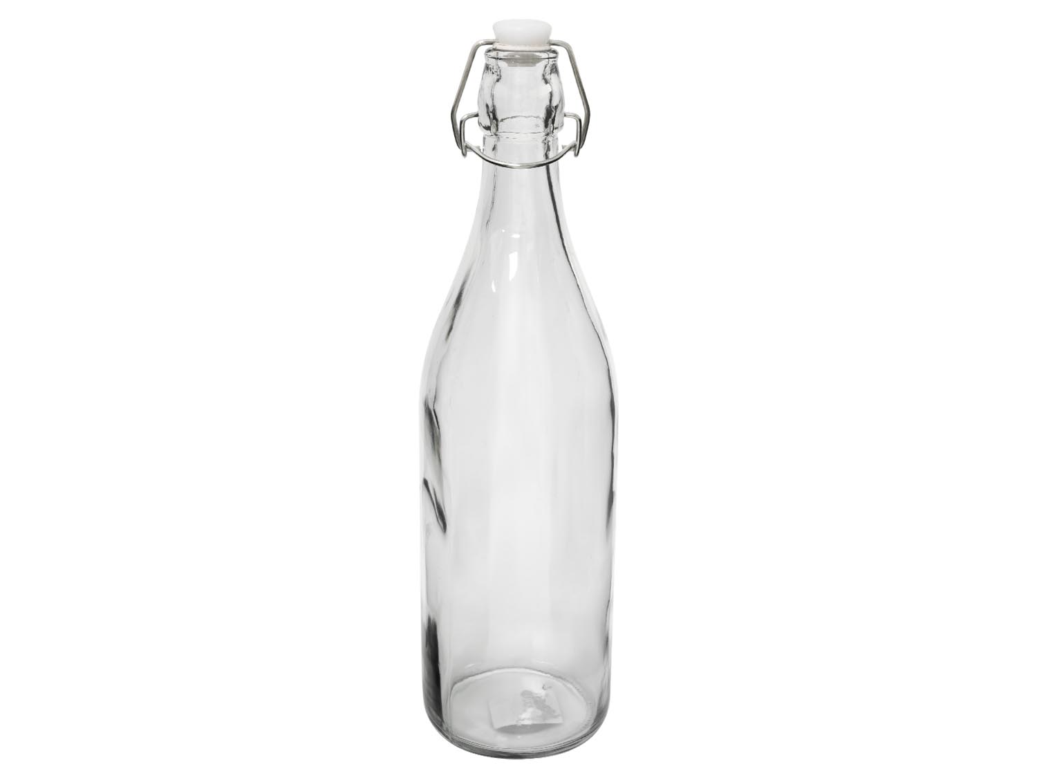 Fľaša sklo patentný uzáver 1000ml okrúhla