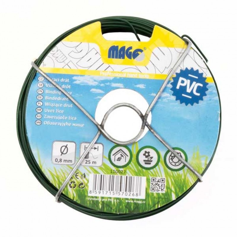 Viazací drôt PVC 1,4 mm, dĺžka 25 m